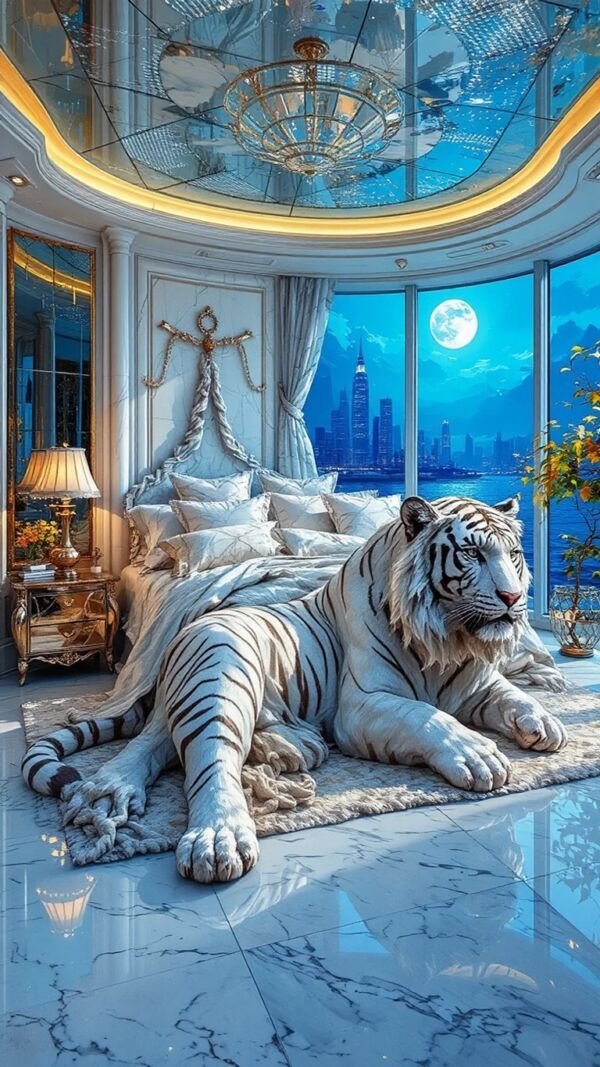 White Tiger Bedroom